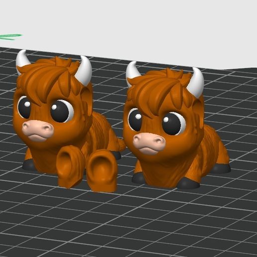 HighlandCowPhoto1.jpg Flexi Articulating Cute Highlandcow( Grande+Pequeña)