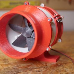 thing.JPG Бесплатный STL файл 3D Printed Duct Fan With 775 Motor・Дизайн 3D-печати для загрузки