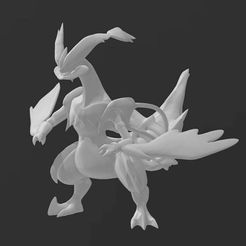 Capture.jpg White Kyurem 3D Model - Pokémon