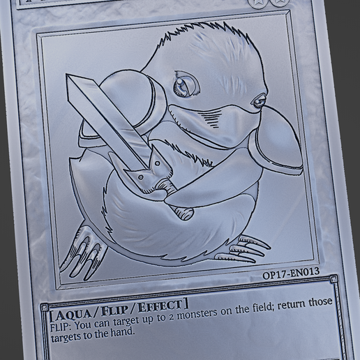 penguin soldier - yugioh STL File for Cults