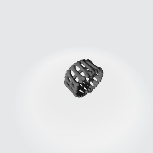 JEWELERY BONE RING 3D model
