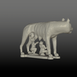 1000064007.png ​Capitoline Wolf Statue - Romulus and Remus Roman Myth 3D Model STL OBJ