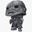 TURBO-2-copie-copy.jpg Stylized Iron Robot with Traffic Signs - Chibi Figure (3D Print Ready)