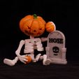 1696273317794.jpg Squelette Halloween articulé / Halloween skeleton articuled