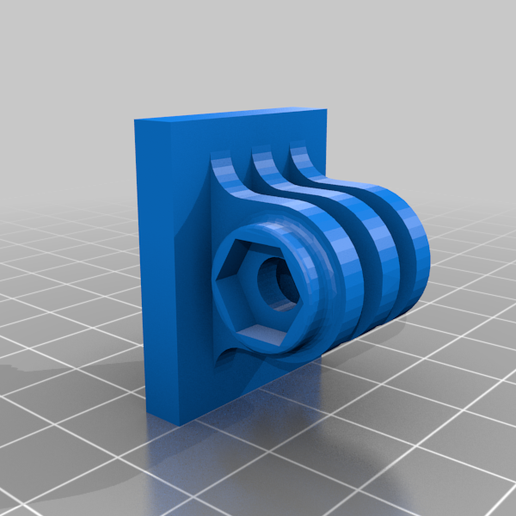 ring light adapter to gro pro 3D model