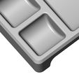 3-pocket-square-tray-09.jpg Square 3 pockets serving tray relief 3D print model
