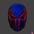 07.jpg Spider Man 2099 mask -Spider man Helmet - Marvel comics 3D print model