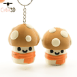 Cutie3D_Autumn_Cozy_Mushroom_Keycap_Fidget_Clicker_Keychain_-_10.png Herbst gemütlichen Pilz Keycap Fidget Clicker Schlüsselanhänger - Cute Backpack Keychain