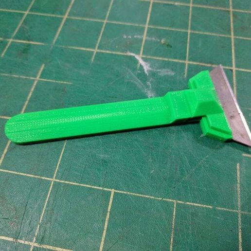 🪒 Razor Print Scraper・Free STL File for ・Cults
