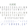 Aliens_assembly1_180309.png Letters and Numbers ALIENS | Logo
