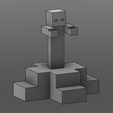 porte crayon zombie .png Minecraft zombie pencil holder