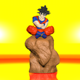 gg0002.png Goku - Dragonballz Bust - 3d Printable