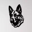 webp-1.webp German Sheperhead Portrait Wall Art