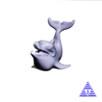 THE-DOLPHIN.png МИНИАТЮРНЫЙ милый дельфин - 3D печатная модель без поддержки