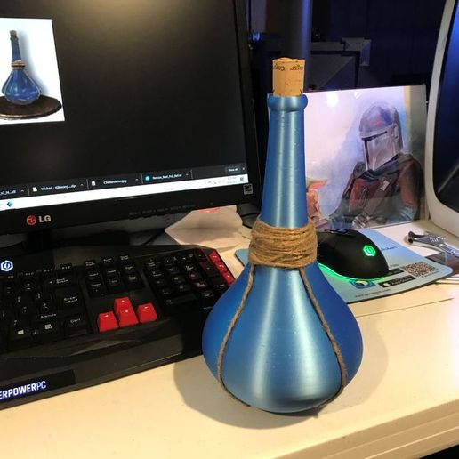 Skyrim Ultimate Potion Bottle 3D model