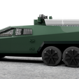 03.png Military Cybertruck Six-Wheel High Quality 3D Model [With/Turret and Solar Panels]
