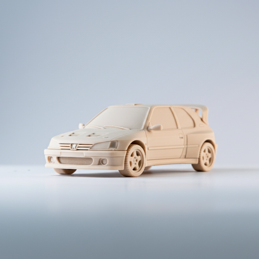 🚙 Peugeot 306 Maxi Turbo 3D Model Car・ 3MF File for 3D printing・Cults