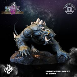 Nightmare-Beast.jpg Archivo 3D Bestia de las pesadillas・Diseño de impresión en 3D para descargar, crippledgodfoundry