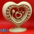 HEART-ORNAMENT-03.jpg STL-Datei Valentine's Heart Ornament ohne Stützen・3D-Druck-Idee zum Herunterladen
