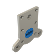 Blank-Tool-Plate_printable_back.png STL file E3D's Toolchanger - printable blank tool plate・3D print design to download