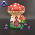Fairy-Mushroom-House-1.jpg Fairy Mushroom House - Dice Tower - Container