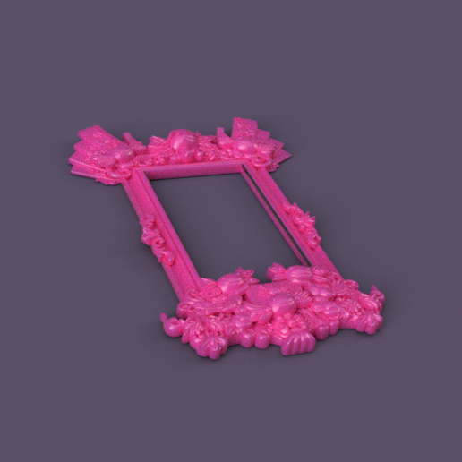 Improved 50 peso bill frame 3D model