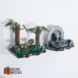 3.jpg Wall Mount for Star Wars Diorama Collection 75329 75339 75330 75353 75382 75380