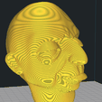 Parker.png 3D Scanned Head Sculpture of Parker from 'Thunderbirds'