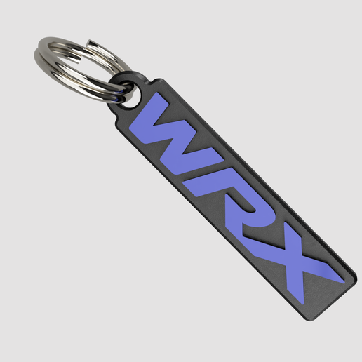 STL file WRX themed keychain 🗝️ (STEP)・3D print design to download・Cults
