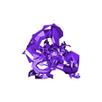 dragon .obj Archivo STL Dragón de baja poli・Diseño imprimible en 3D para descargar