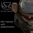 display.png Mk VII helmet with attachments 3d print file