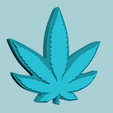 c5.png Cannabis Leaf - Molding Artificial EVA Craft