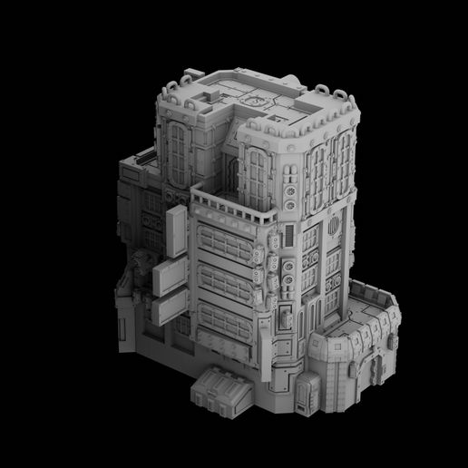 Tech-Shanry-building-7-001a.jpg 6MM/8MM CRUDE GRIMDARK TECH SHANTY - SET 02