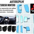 FB_IMG_1690322922377.jpg Mitsubishi Montero Pajero Air conditioning vent repair kit 2006 to 2020