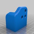 BackFootRight.2.2.png Z braces for Wanhao Duplicator i3, Cocoon Create, Maker Select, and Malyan M150 i3 3D printers.