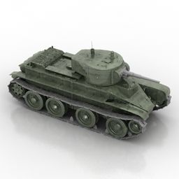 The BT Tank - 3D model önizlemesi