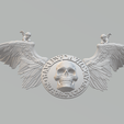 hd22.png Harley Davidson : Skull Logo With wings