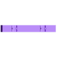 code 250 RailRoad tie Narrow gauge.stl F scale Railroad Ties (Dual standard and narrow)