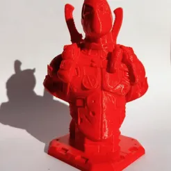 Deadpool-Büste (Remastered Supportless Edition) (Fan-Art)