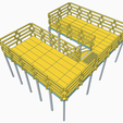 Screen-Shot-2023-01-11-at-9.42.48-PM.png STL-Datei 1/10 Scale Modular Mezzanine für Ihre Scale RC Garage oder Diorama・Design für 3D-Drucker zum herunterladen