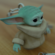 ThePrint3DBoy_Grogu_Keychain.png Star Wars - Baby Yoda (Grogu) Keychain
