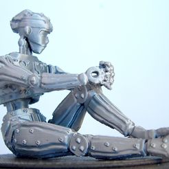 Female Humanoid Robot.jpg Free STL file Female Humanoid Robot・3D printing idea to download, Tini