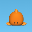 Cod115-Round-Fish-1.png 3D file Round Fish・Template to download and 3D print