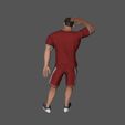 5.jpg Animated Sportsman-Rigged 3d game character Low-poly 3D model