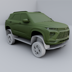 1.png STL file Chevrolet Trailblazer RS 2021・Template to download and 3D print