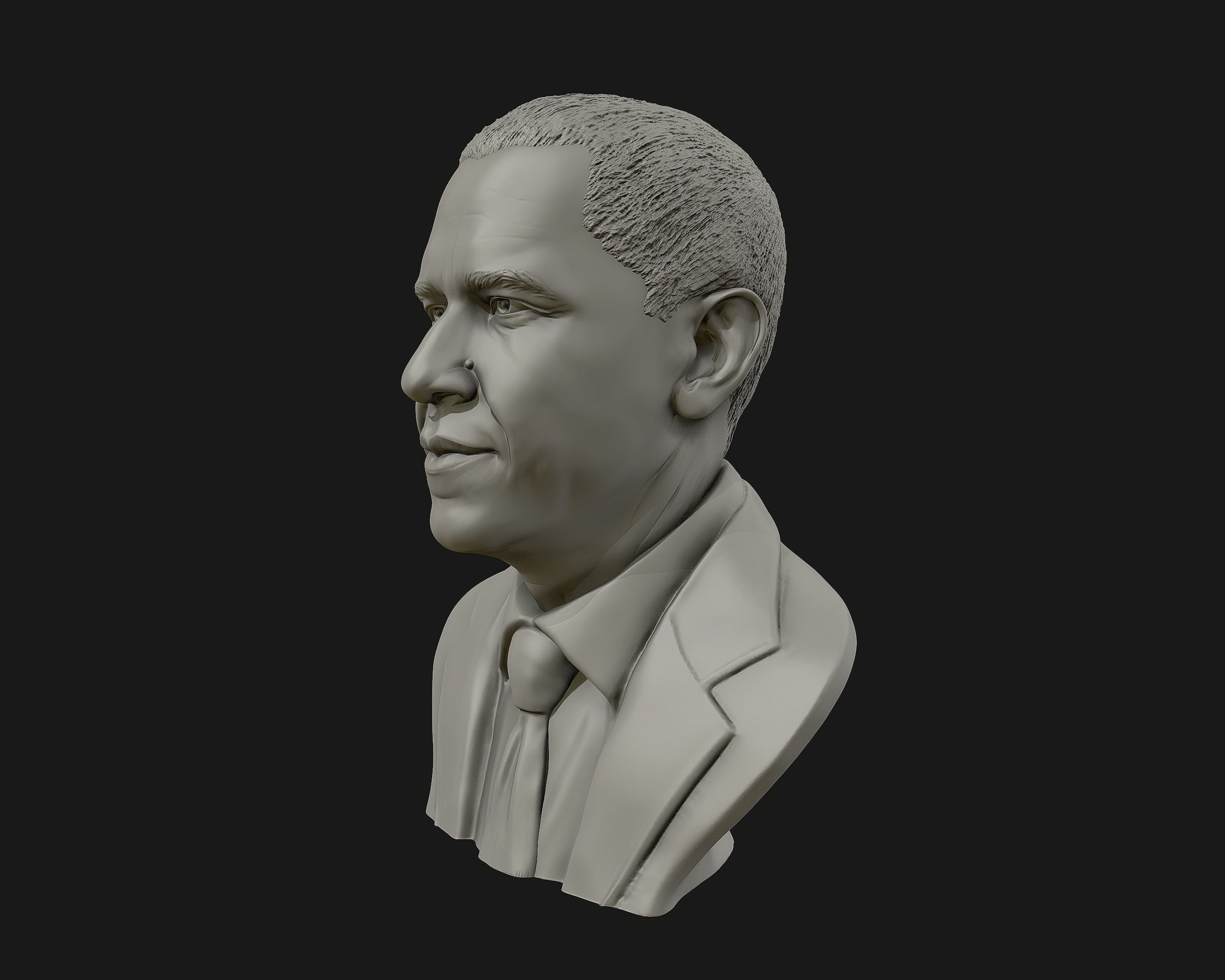 08.jpg Archivo STL El busto de Barack Obama listo para la impresión en 3D・Objeto imprimible en 3D para descargar, selfix