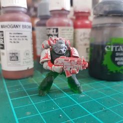 Torso de fuzileiro espacial