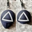 Squid Game Mask - Soldier Mask Foldable(Moveable) - With TUTORIAL(Step by Step)