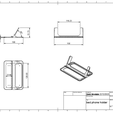 Drawing-specs.png Support pour téléphone:Support pour téléphone de lit - Stable sur les surfaces molles (Landscape)