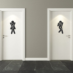 WallArt_WC_SILHOUETTES.png SIGNO WC / ASEO - ARTE DE LA PARED